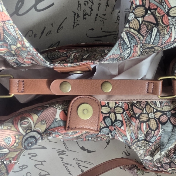 Sakroots Roma Owl Floral Shopper Tote NWT with Owl bag Charm - Picture 16 of 16